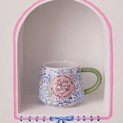 Cath Kidston Mugs*Affinity Ditsy Blue Twisted Handle Billie Mug