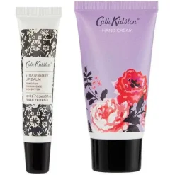 Cath Kidston Home Fragrance & Toiletries*Archive Rose Hand & Lip Balm In Fabric Bag