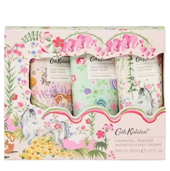 Cath Kidston Home Fragrance & Toiletries*Carnival Parade Hand Cream 3 X 30Ml