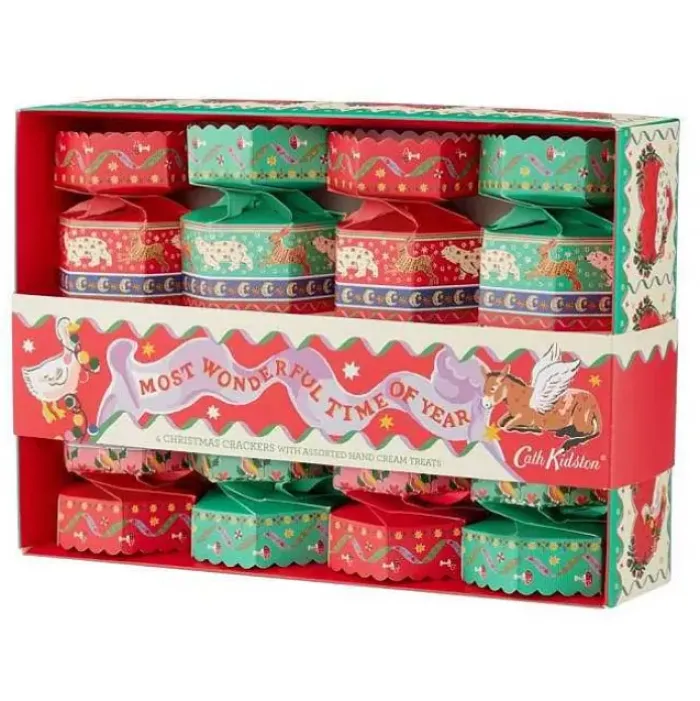 Cath Kidston Home Fragrance & Toiletries*Christmas Legends Set Of 4 Christmas Crackers