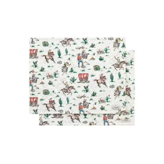 Cath Kidston Cooking & Dining*Cowgirl Set Of 2 Quilted Placemat