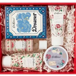 Cath Kidston Face Coverings & Anti-Bacterial*Dreamer Cassis & Rose Bath Hamper Set