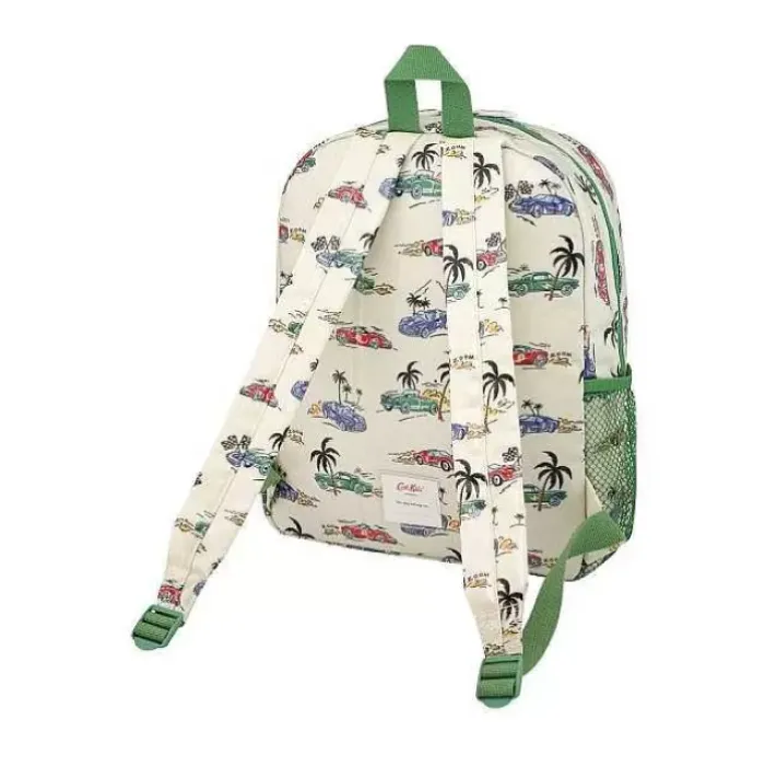 Kids Cath Kidston Bags*Fast Cars Kids Classic Large Backpack With Mesh Pocket