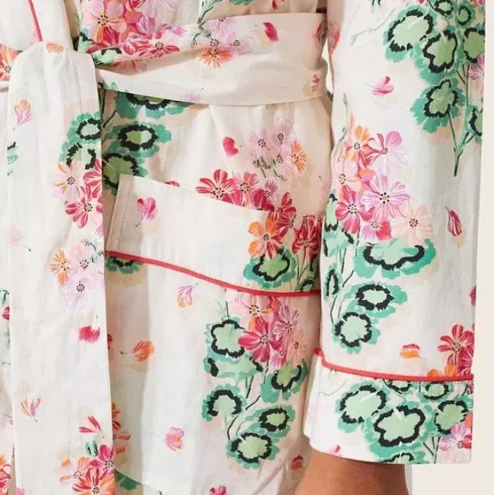 Cath Kidston Nightwear*Geraniums Cotton Robe