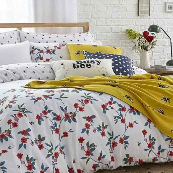 Cath Kidston Bedding Set & Curtains*Greenwich Flowers Double Bedding Set