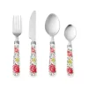 Cath Kidston Online Exclusive*Hampstead Rose Red 16Pc Cutlery Set