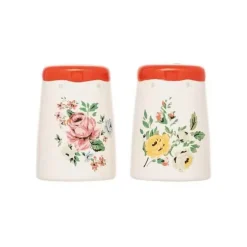 Cath Kidston Cooking & Dining*Hampstead Rose Red Salt & Pepper Shakers