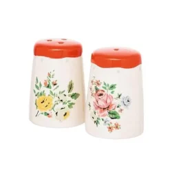 Cath Kidston Cooking & Dining*Hampstead Rose Red Salt & Pepper Shakers