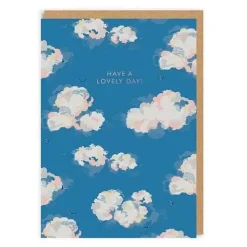 Cath Kidston Stationery*Have A Lovely Day Clouds Greeting Card (A6)