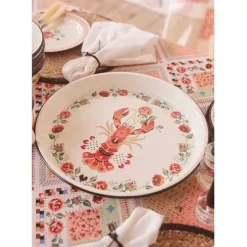 Cath Kidston Picnic Essentials*Lobster & Rose Enamel Tray