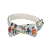 Cath Kidston Pets*London People Pu Leather Pet Bow Tie Collar - L