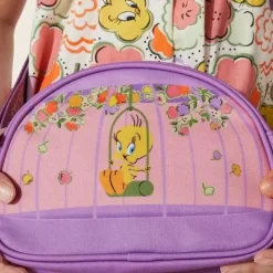 Kids Cath Kidston Bags*Looney Tunes Tweety Pie Novelty Half Moon Cross Body Bag