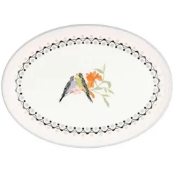 Cath Kidston Baking Tools*Love Budgies Oval Platter