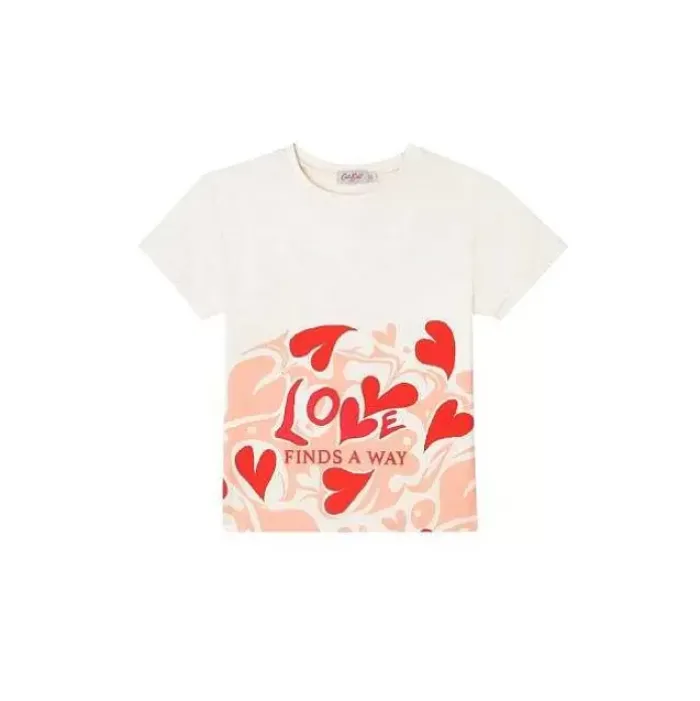 Kids Cath Kidston Kidswear*Love Short Sleeve Fun T-Shirt