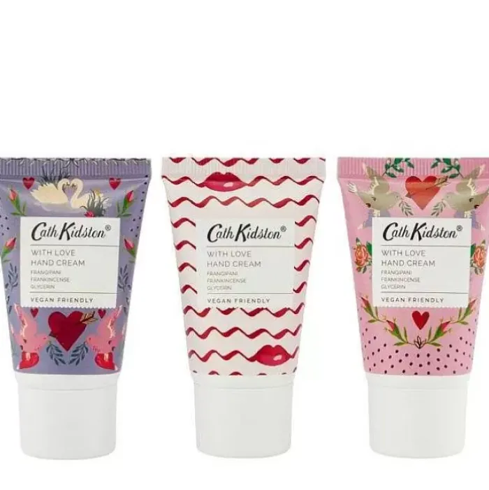 Cath Kidston Home Fragrance & Toiletries*Marble Heart Hand Cream Trio (3 X 30Ml)