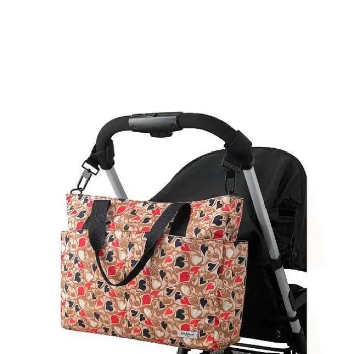 Cath Kidston Baby Changing Bags*Marble Hearts Ditsy Recycled Rose Tote Nappy Changing Bag