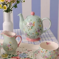 Cath Kidston Cooking & Dining*Mews Ditsy Sage Teapot