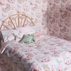 Cath Kidston Bedding Set & Curtains*Painted Kingdom King Reversible Bedding Set