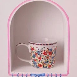 Cath Kidston Mugs*Painted Pansies Cream Dolly Mug