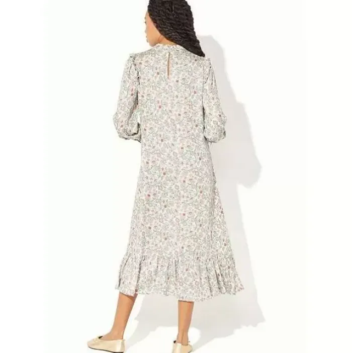 Cath Kidston Dresses & Skirts*Paisley Frill Detail Midi Dress