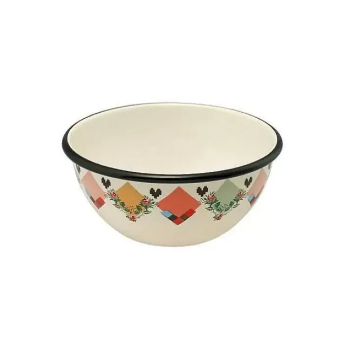 Cath Kidston Picnic Essentials*Patchwork Enamel Bowl