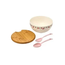 Cath Kidston Picnic Essentials*Pomegranate Salad Bowl And Servers