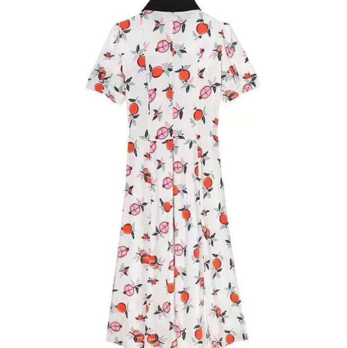 Cath Kidston Dresses & Skirts*Pomegranate Short Sleeve Printed Midi Shirt Dress