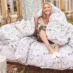 Cath Kidston Bedding Set & Curtains*Power To The Peaceful Double Bedding Set