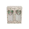 Cath Kidston Cooking & Dining*Roses And Hearts Set Of 2 Wine Glasses