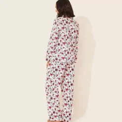 Cath Kidston Nightwear*Shape My Heart Long Woven Pj Set