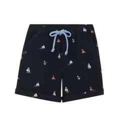 Kids Cath Kidston Kidswear*Small Sail Boats Kids Shorts