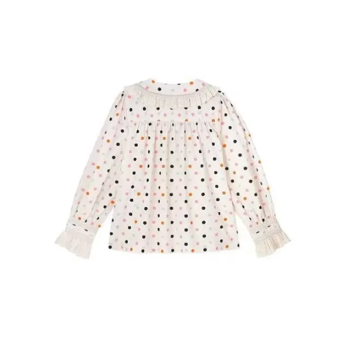 Cath Kidston Tops*Spot Ruffle Collar Blouse