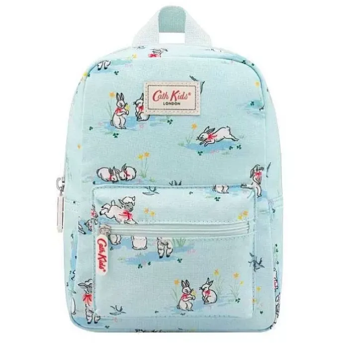 Kids Cath Kidston Bags*Spring Bunnies And Lambs Kids Modern Mini Backpack