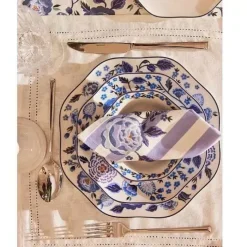 Cath Kidston Cooking & Dining*Strawberry Garden Blue New Bone China Dinner Plate