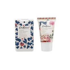 Cath Kidston Home Fragrance & Toiletries*Strawberry Garden Cosmetic Pouch (With 30Ml Hand Cream And 15Ml Moisturising Antibacterial Hand Spray)