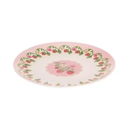 Cath Kidston Picnic Essentials*Strawberry 4Pk Melamine Picnic Side Plates