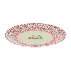 Cath Kidston Picnic Essentials*Strawberry 4Pk Melamine Picnic Dinner Plates