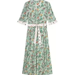 Cath Kidston Dresses & Skirts*Summer Birds Short Sleeve Ruffle Tea Dress