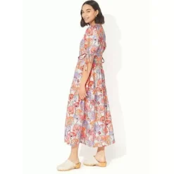 Cath Kidston Dresses & Skirts*Summer Poppy Midscale Short Sleeve Soft Waisted Dress