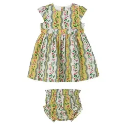 Baby Cath Kidston Baby Clothing*Sweet Pea Stripe Baby Tie Back Dress
