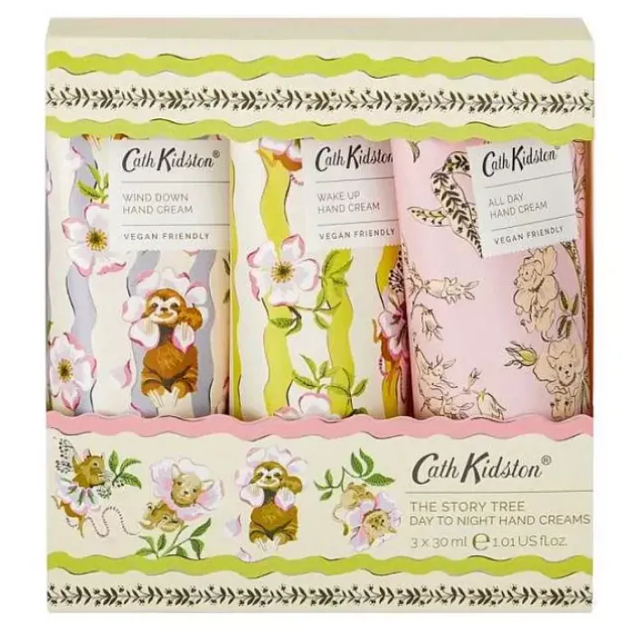 Cath Kidston Home Fragrance & Toiletries*The Story Tree Day To Night Hand Creams 3 X 30Ml