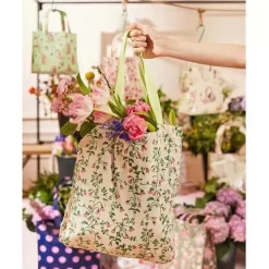 Cath Kidston Shopper & Bookbags*Twin Flowers Small Foldaway Tote