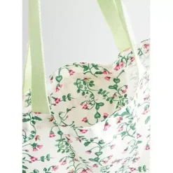 Cath Kidston Shopper & Bookbags*Twin Flowers Small Foldaway Tote