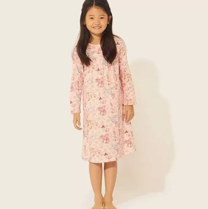 Kids Cath Kidston Kidswear*Unicorn Long Sleeve Jersey Nightie